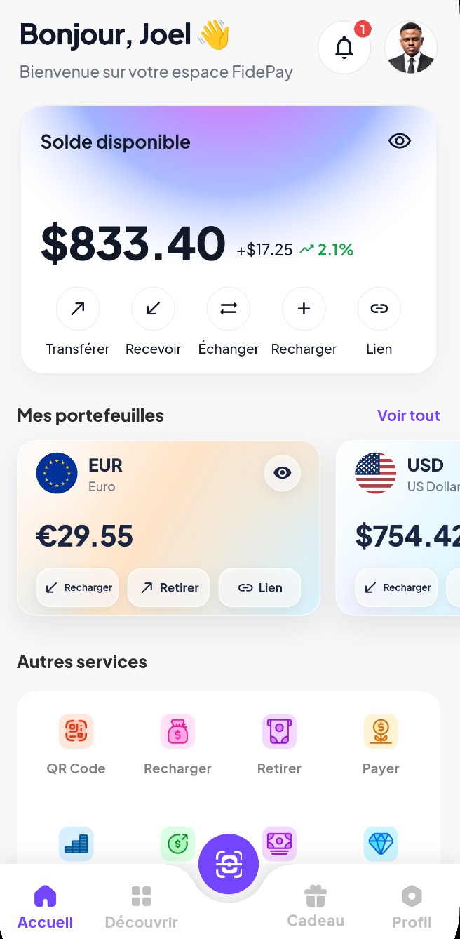 Application FidePay